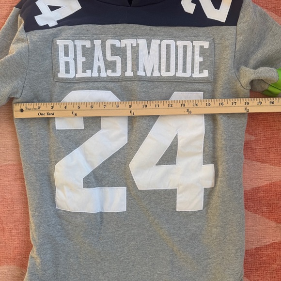 Beast Mode Seattle Seahawks Jersey Hoodie S - Picture 5 of 7